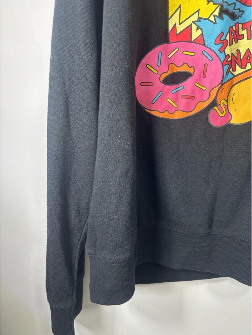 The Simpsons Kwik-E-Mart Hoodie Mens M Black Bart Simpson Slushie Matt Groening - Picture 12 of 12